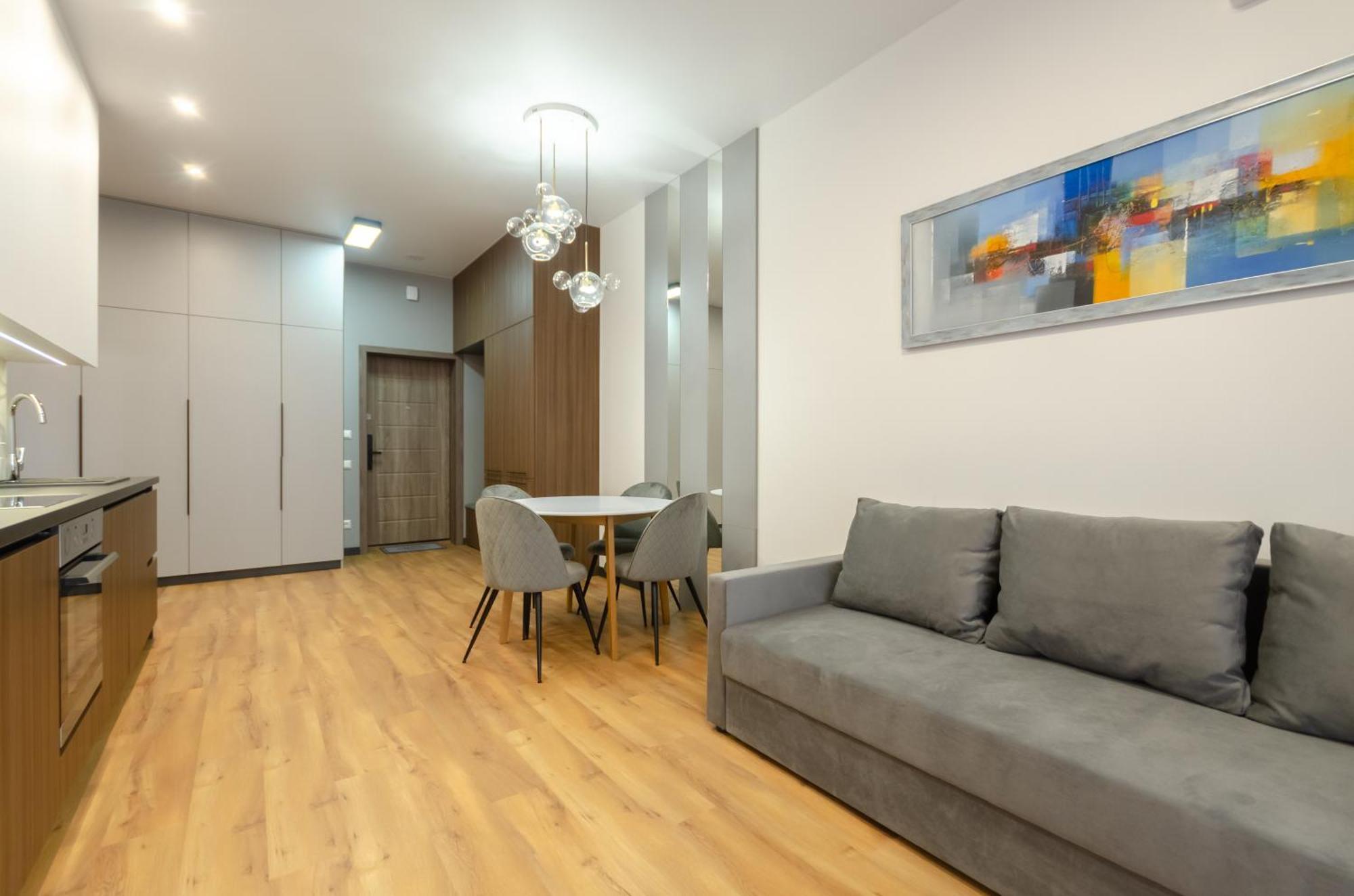 Petrovdom Apartments 04-166 In Rc "Yaroslaviv Grad" Bulvarno-Kudriavska 17 Kiew Exterior foto